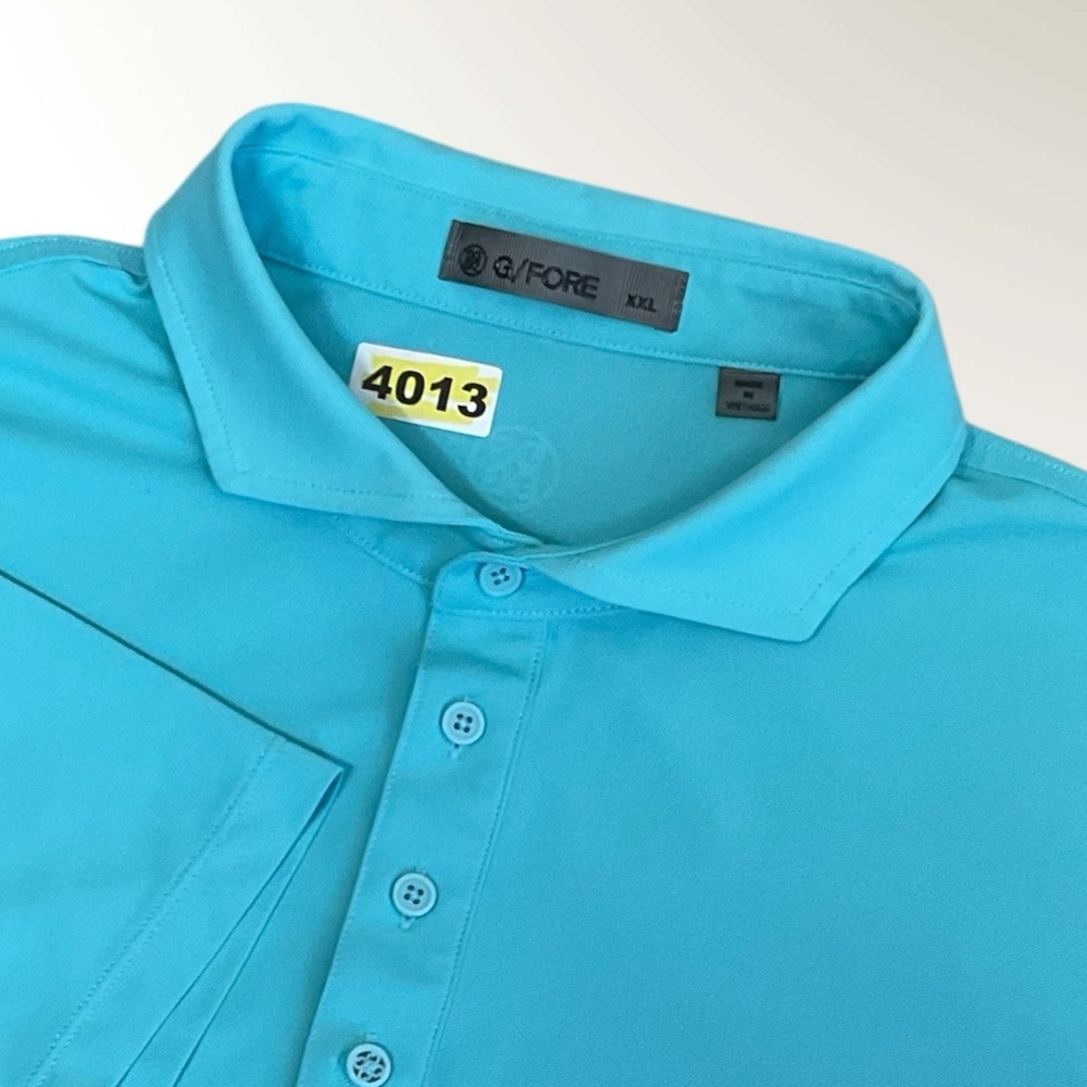 G/Fore Polo Golf Shirt Men's Size 2XL  Blue‎ WORN ONCE